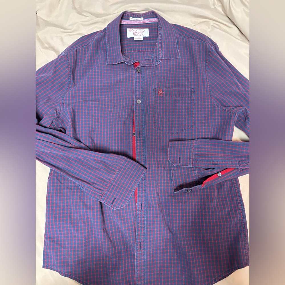 Penguin long sleeve button down